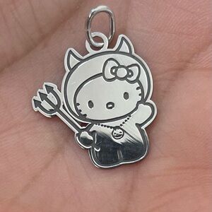 Hello Kitty Silver Pendant Necklace